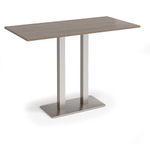 Eros rect poseur table twin uprights