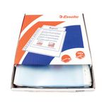 Esselte Clear Embossed Pocket Pk100