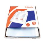 Esselte Clear Embossed Pocket Pk100