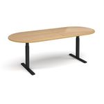 Elev8 Touch radial end boardroom table