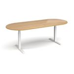 Elev8 Touch radial end boardroom table