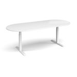 Elev8 Touch radial end boardroom table