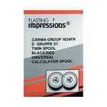 Facit 1024Fn/C340/C365 Fab Rbn Blk/Rd