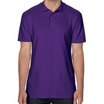 Gildan Short Sleeve Polo Purple L