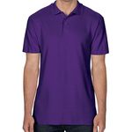 Gildan Short Sleeve Polo Purple 4Xl