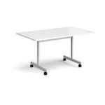 Rectangular fliptop meeting table