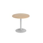 Genoa Circular Dining Table Trumpet Base