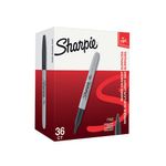 Sharpie Fine Permanent Marker Blk Pk 36