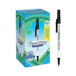 Papermate Kilomet Ballpoint Blk Pk50