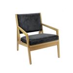 Hanna Single Seater Sofa Wooden Frame