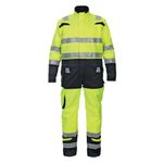 Hove Hi Vis Coverall Ylw/Blk Size 42