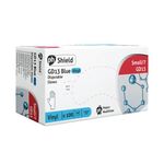Shield Blue Pfree Vinyl Gloves S Pk100