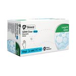 Shield P/F Vinyl Gloves L Pk100 Clr Gd09