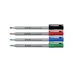 Ikon Ohp Fine Pnt Pen Blk/Bl/Rd/Gn Wlt4