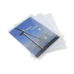 Rapesco Eco Popper Wallet A4 Clear