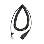 Jabra QD to Modular RJ9 Bottom Cord