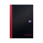 Black N Red B5 Hard Cover Notebook