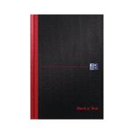 Black N Red B5 Hard Cover Notebook