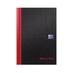 Blk N Red Book A5 Single Cash 100080414