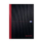 Black N Red A4 Casebound Notebook F66069