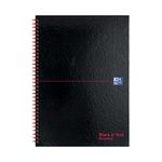 Black N Red A4 Recy Wirebound Notebk