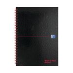 Black N Red A4 Recy Wirebound Notebk