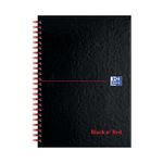 Notebook A5 Indexed Black And Red J67001