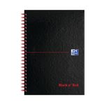 Notebook A5 Indexed Black And Red J67001
