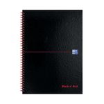 Notebook A4 Indexed Black And Red M67005