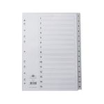 Concord Index Pvc A4 1-15 Grey 62605