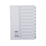 Concord Index 1-10 A5 White Cs71