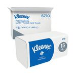Kleenex U/Soft H/Towels 3Ply Wh P15