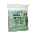 Wypall Microfibre Cloths Green 8396 Pk6