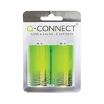 Q Connect D Batteries Pk2