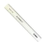 Q Connect Ruler 30Cm Clear