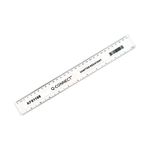 Q Connect Ruler 30Cm Clear