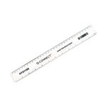 Q Connect Ruler 30Cm Clear