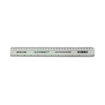 Q Connect Ruler Shatterproof 30Cm White