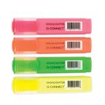 Q Connect Highlighter Assorted Wallet 4