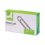 Q Connect Paperclips 32Mm Plain Pk100