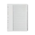 Q Connect Index 1-31 Polyprop White