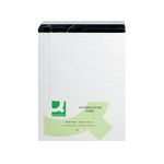 Q Connect Executive Pad A4 White Pk10
