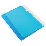 Q Connect Cut Flush Folders P100 Blue