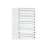 Q Connect Index 1-12 Brd Reinf White