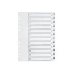 Q Connect Index 1-12 Brd Reinf White