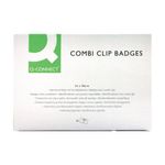 Q Connect Combination Badge 54X90Mm Pk50