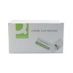 Q Connect Combination Badge 40X75Mm Pk50