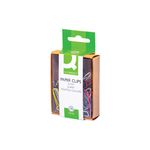 Q Connect Paper Clips 32Mm Coloured Pk75