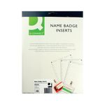 Q Name Badge Inserts 54X90Mm Kf02289