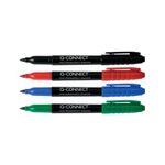 Q Connect Cd/Dvd Markers Assorted Pk10